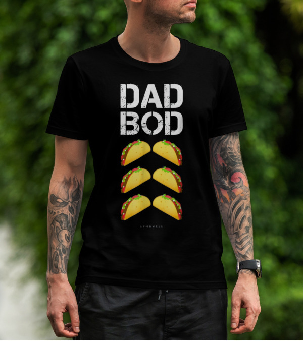 Dad Bod Taco Six Pack Funny Mens Lumowell T-Shirt