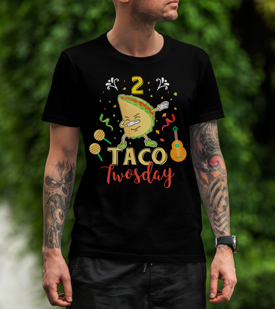2 Taco Twosday Dabbing Dab Two Yea T-Shirt