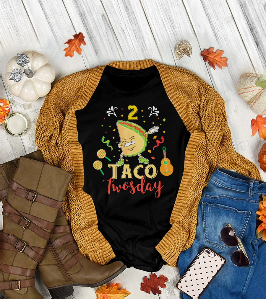 2 Taco Twosday Dabbing Dab Two Yea T-Shirt