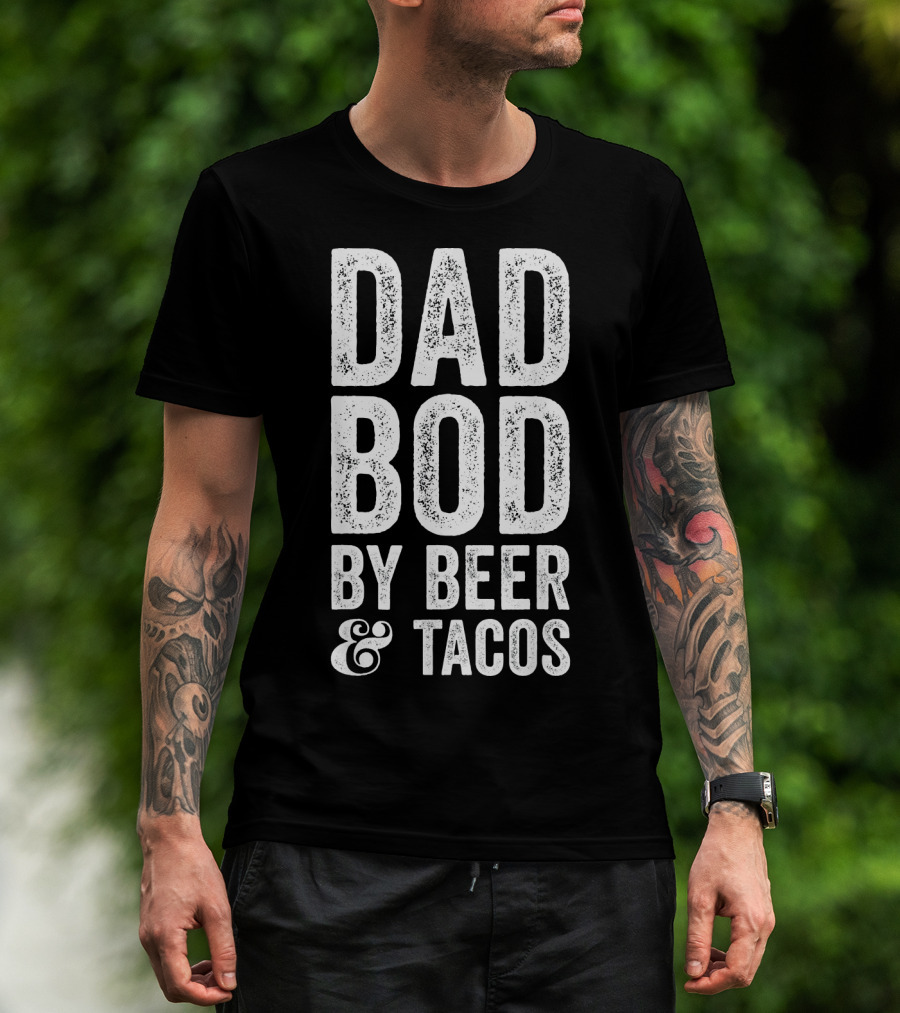 Dad Bod By Beer And Tacos Men's T-Shirt