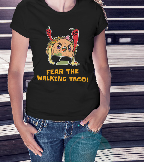 FEAR THE WALKING TACO HARD SHELL GHOST PEPPERS T-Shirt