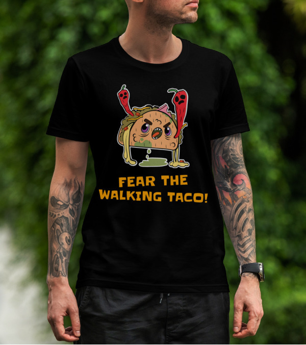 FEAR THE WALKING TACO HARD SHELL GHOST PEPPERS T-Shirt