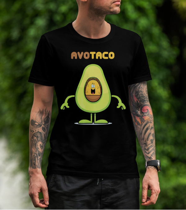Avotaco Funny Avocado Taco Foodie T-Shirt