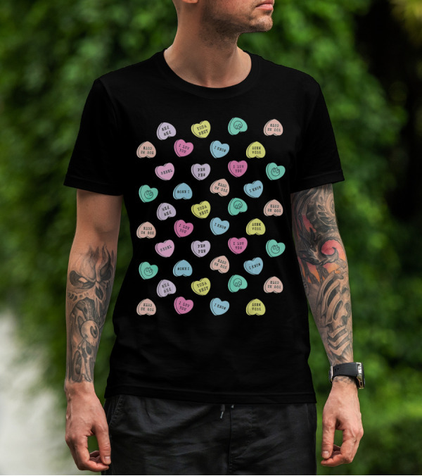 Star Wars Yoda Best Rebel I Know Love You I Luv You Pew Pew Valentines Candy Hearts T-Shirt