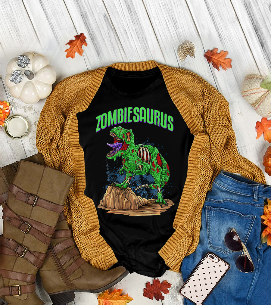 Zombiesaurus Dinosaur Awesome Zombie T-Shirt