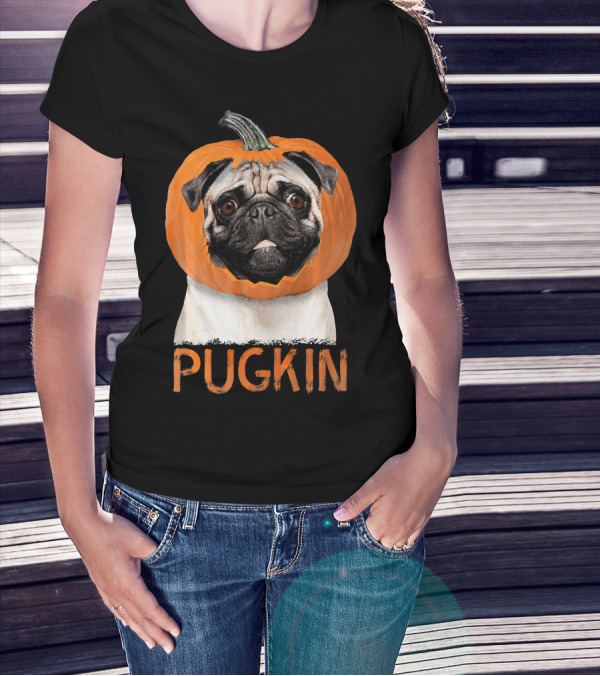 Pugkin Pug Pumpkin Pie Puppy T-Shirt