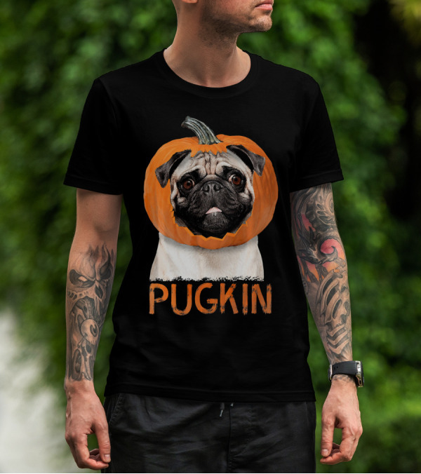 Pugkin Pug Pumpkin Pie Puppy T-Shirt