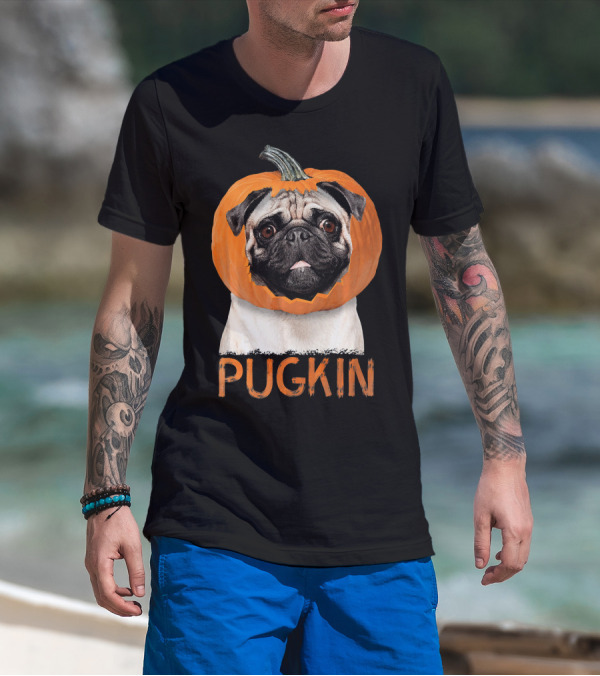 Pugkin Pug Pumpkin Pie Puppy T-Shirt