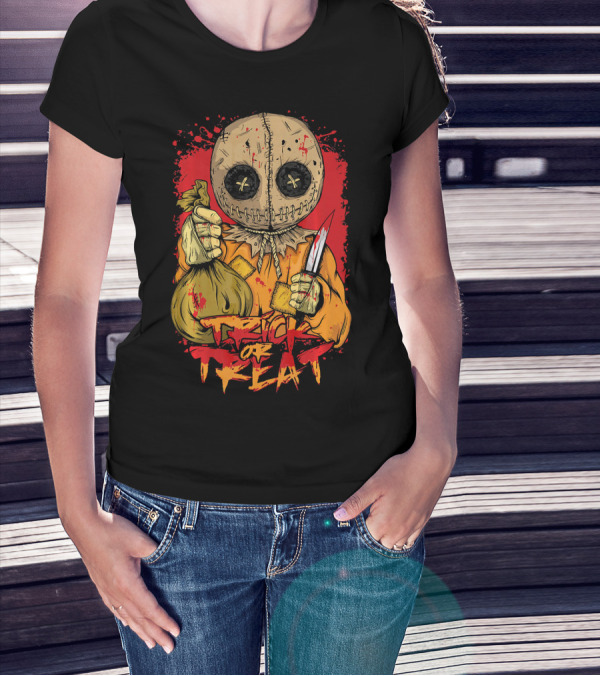 Trick Or Treat Halloween Horror Ghost Scary T-Shirt