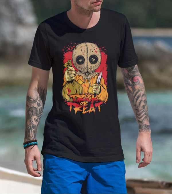 Trick Or Treat Halloween Horror Ghost Scary T-Shirt
