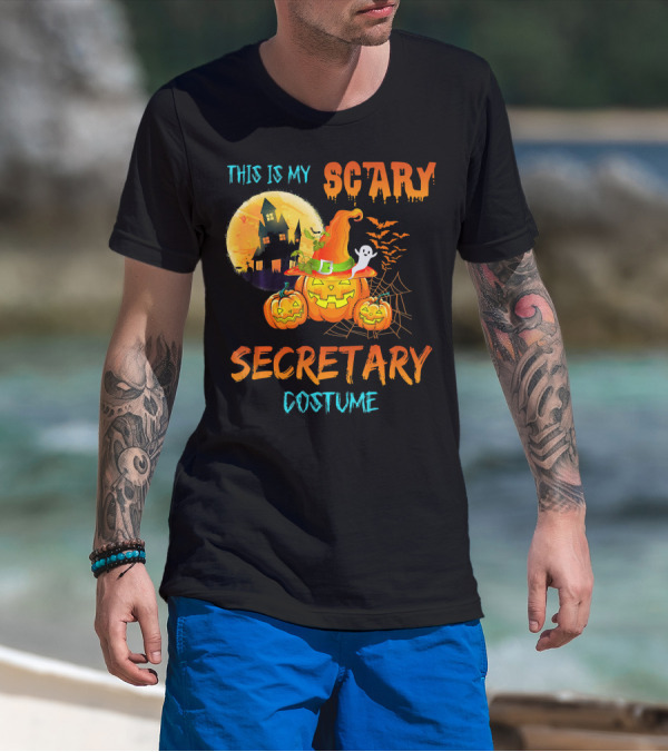 This Is My Scary Secretary Costume T-Shirt