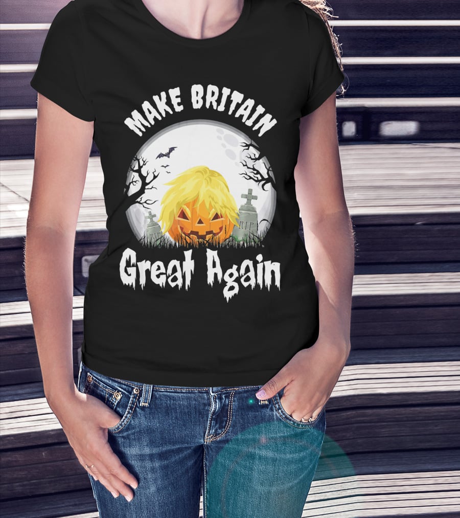 Make Britain Great Again Halloween Brexit Pumpkin T-Shirt