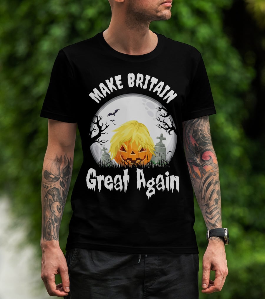 Make Britain Great Again Halloween Brexit Pumpkin T-Shirt