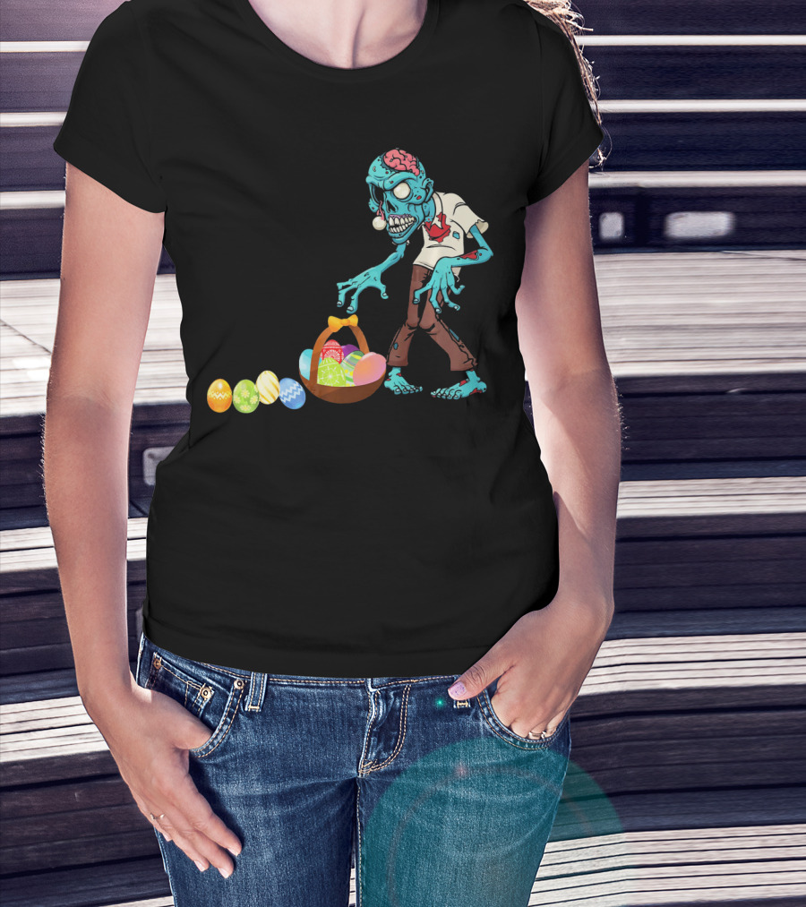 Zombie Easter Egg Hunt Adventure T-Shirt