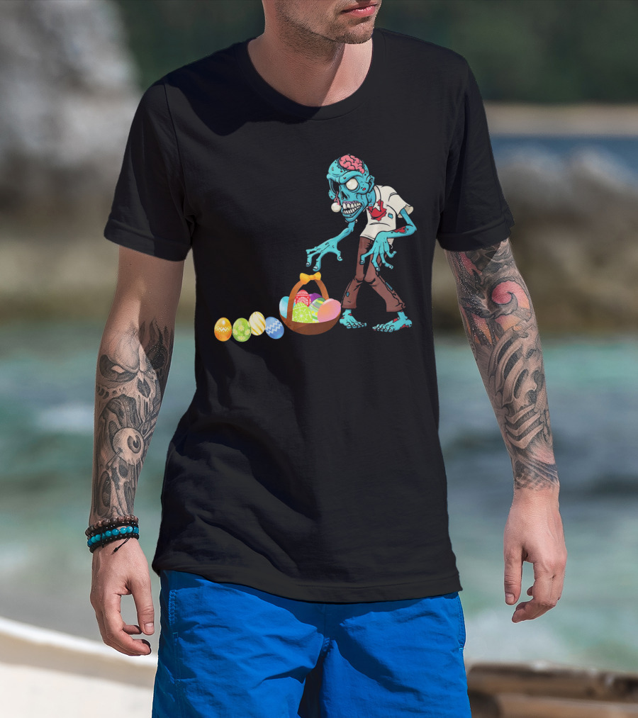 Zombie Easter Egg Hunt Adventure T-Shirt