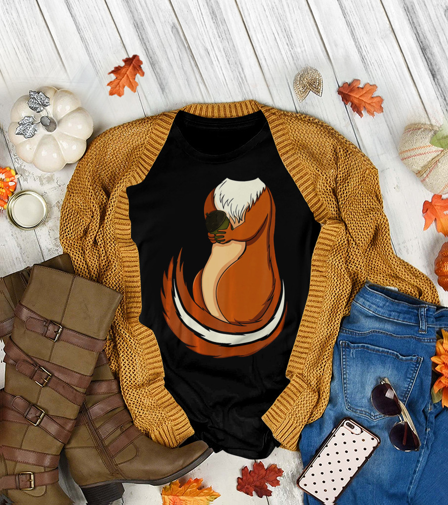 Chipmunk Holding Acorn T-Shirt