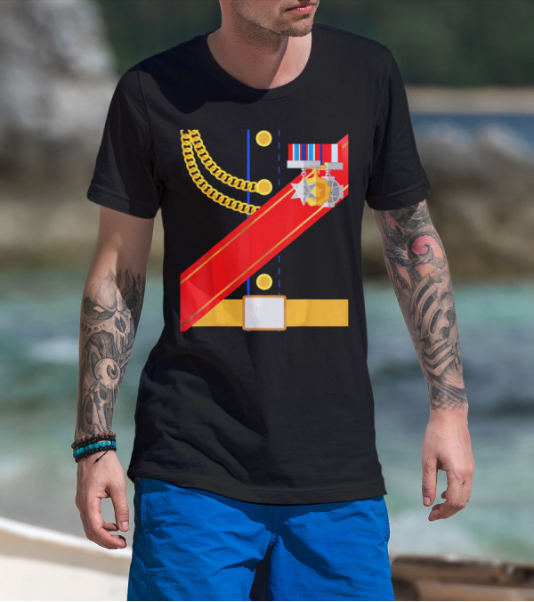 Royal Ceremony Costume DIY Prince Halloween Night Party T-Shirt