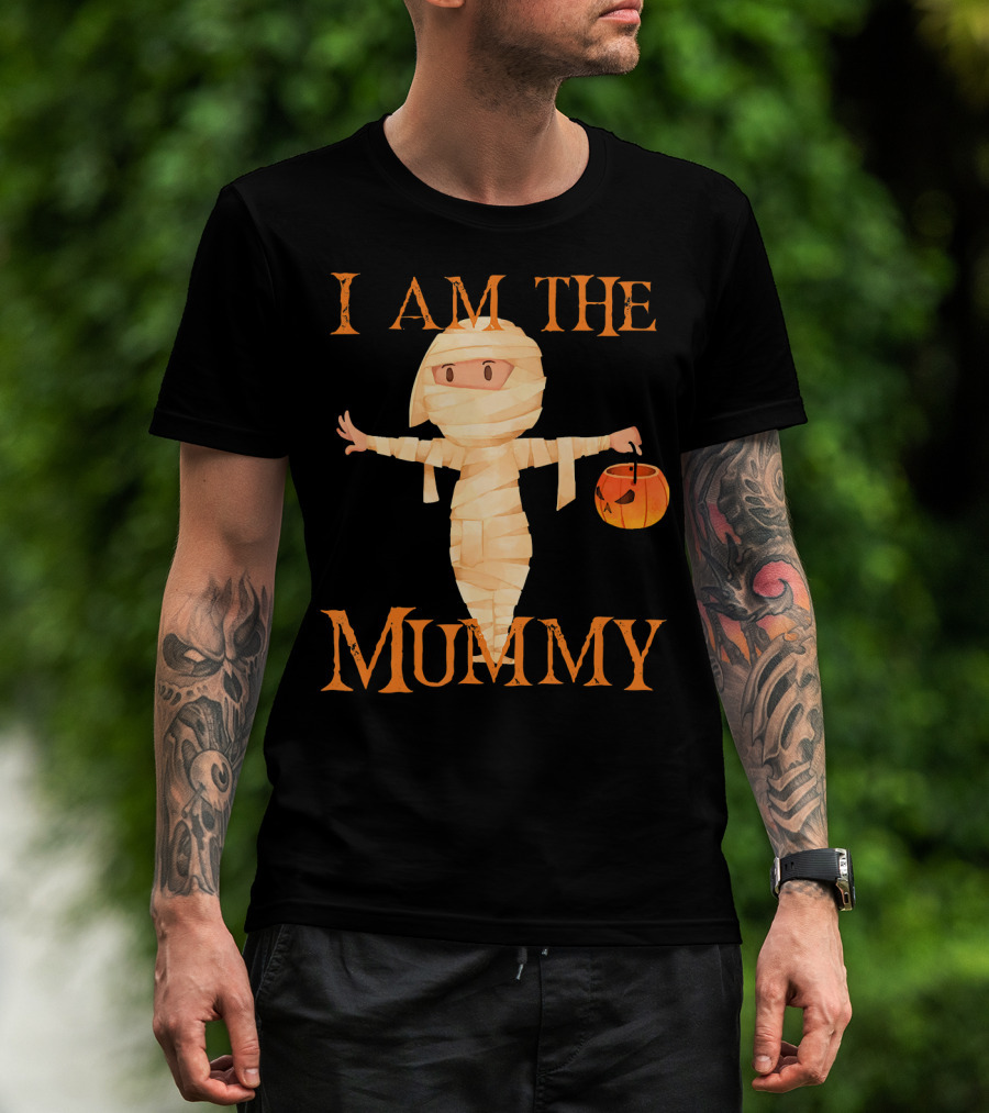 I Am The Mummy Matching Family Halloween T-Shirt