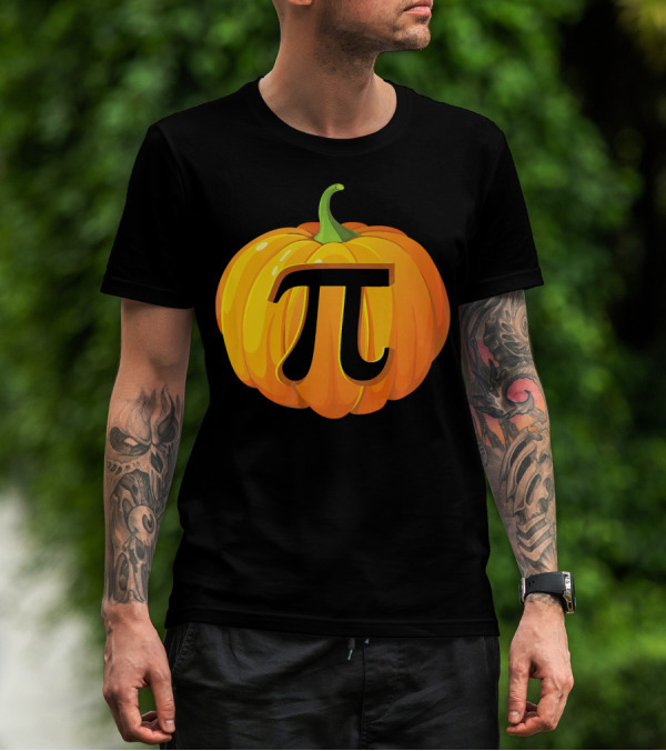 Funny Halloween Math Pun Pumpkin Pi T-Shirt