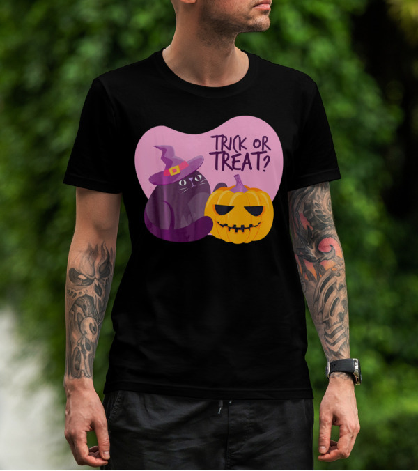 Trick Or Treat Happy Halloween Day Kids Halloween Pump T-Shirt