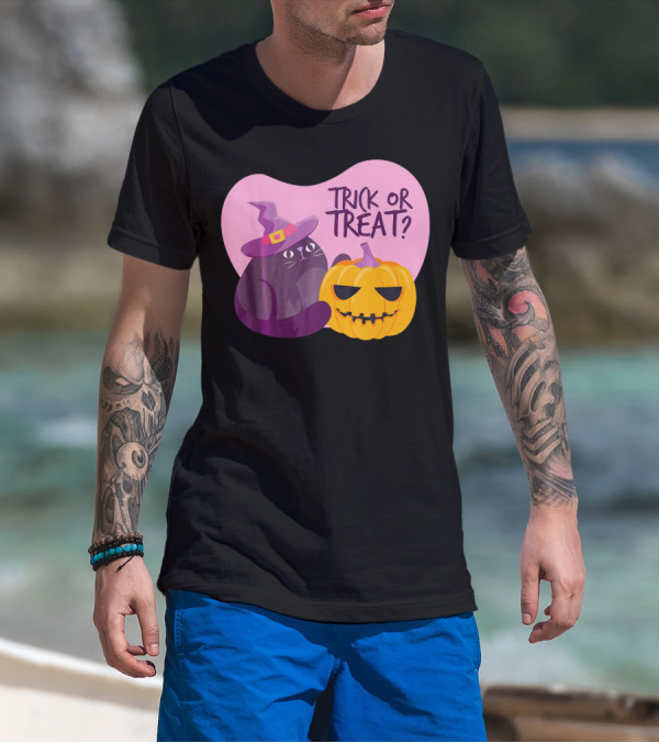 Trick Or Treat Happy Halloween Day Kids Halloween Pump T-Shirt