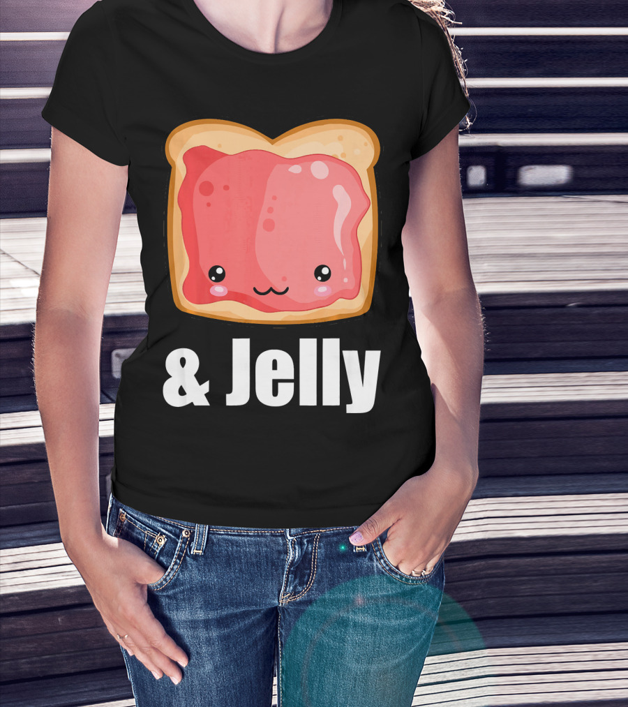 Kawaii Jelly Toast Cute Cartoon PB&J Matchi T-Shirt