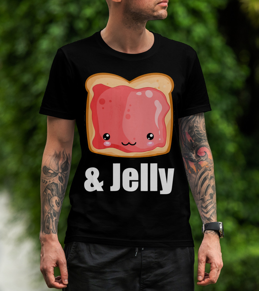 Kawaii Jelly Toast Cute Cartoon PB&J Matchi T-Shirt