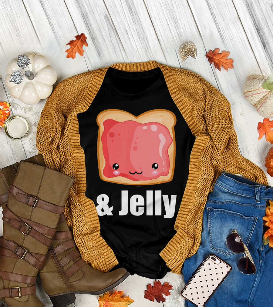 Kawaii Jelly Toast Cute Cartoon PB&J Matchi T-Shirt