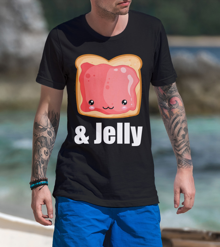 Kawaii Jelly Toast Cute Cartoon PB&J Matchi T-Shirt