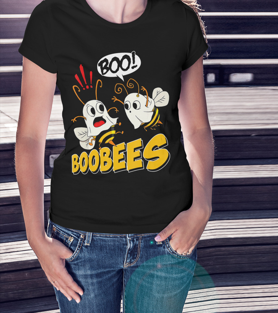 BOO Boobees Happy Halloween Day T-Shirt