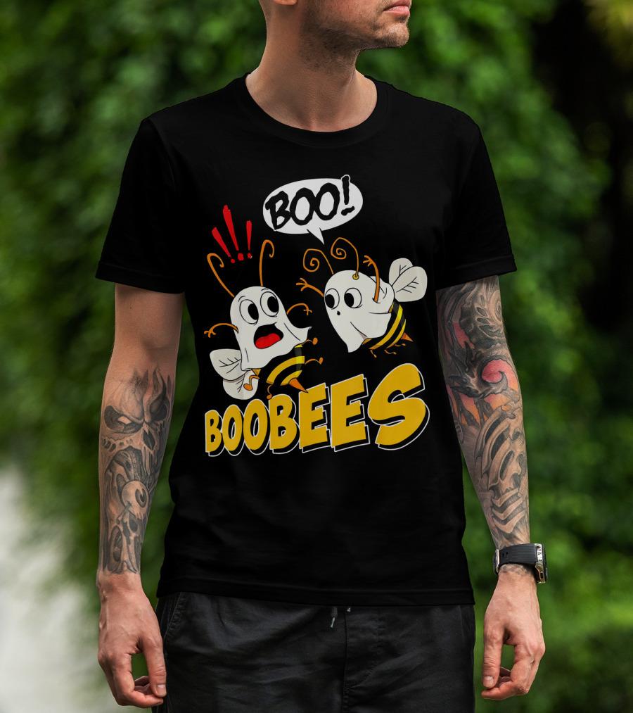 BOO Boobees Happy Halloween Day T-Shirt