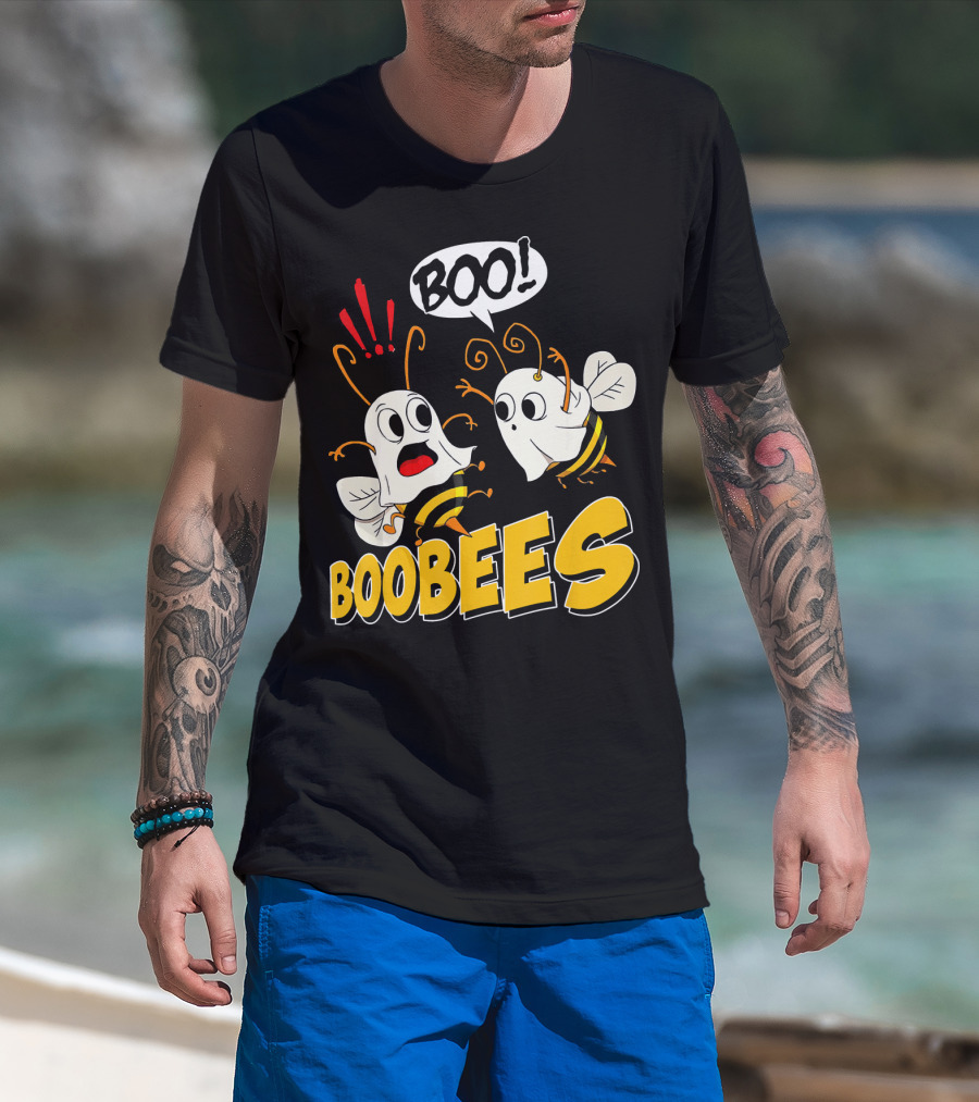 BOO Boobees Happy Halloween Day T-Shirt