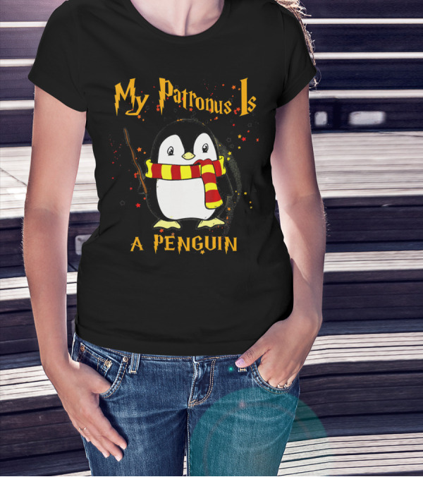 My Patronus Is A Penguin Wizardry Magic T-Shirt