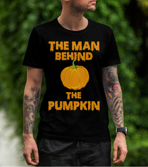 The Man Behind The Pumpkin Halloween T-Shirt