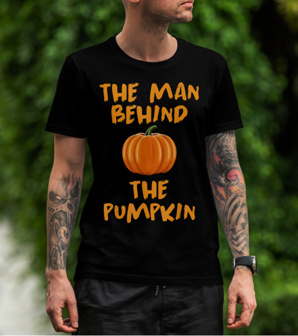 Halloween The Man Behind The Pumpkin T-Shirt