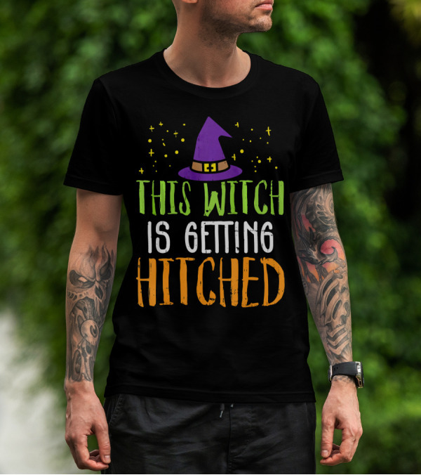 This Witch Is Getting Hitched Halloween Marriage T-Shirt