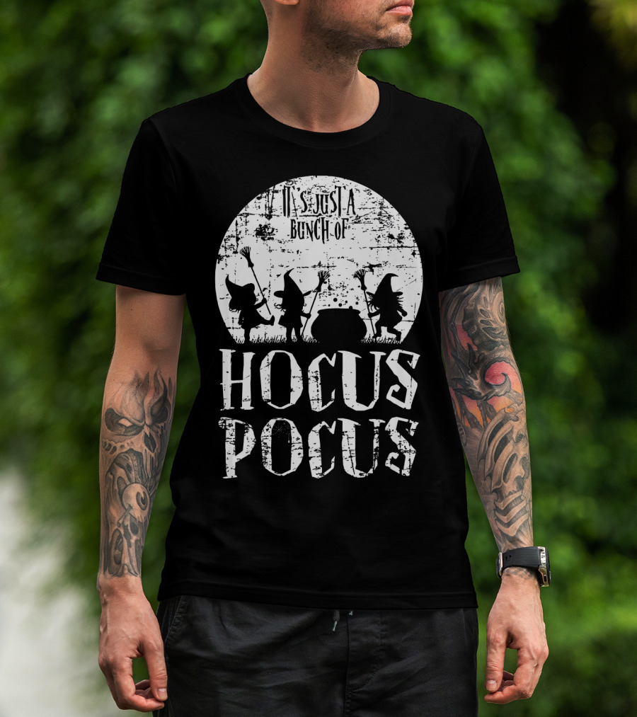 It's Just A Bunch Of Hocus Pocus Silhouette Trio T-Shirt