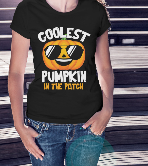 Coolest Pumpkin In The Patch Halloween Boys T-Shirt