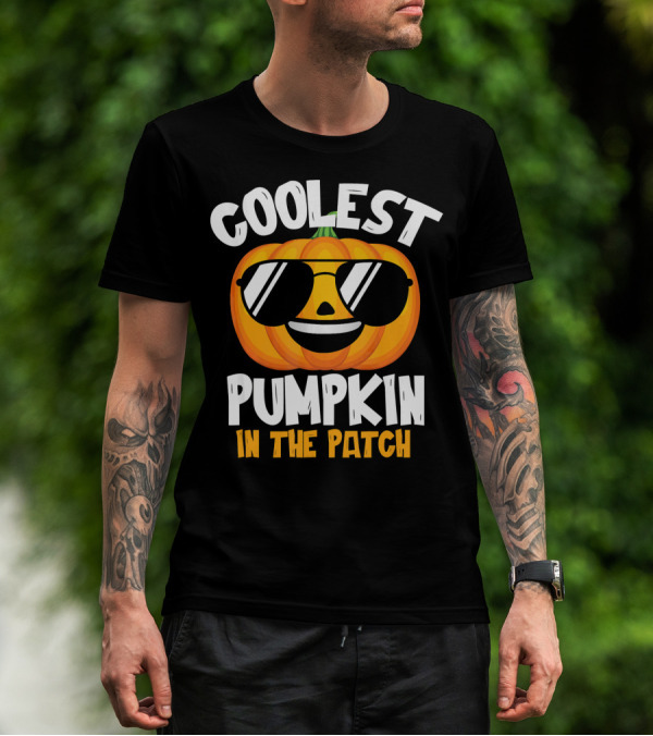 Coolest Pumpkin In The Patch Halloween Boys T-Shirt