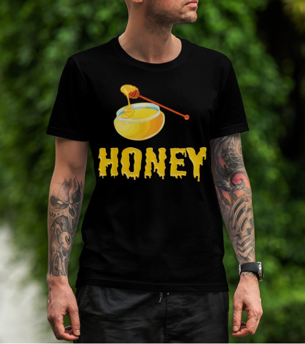 Honeypot Honey Dripping From Golden Jar T-Shirt