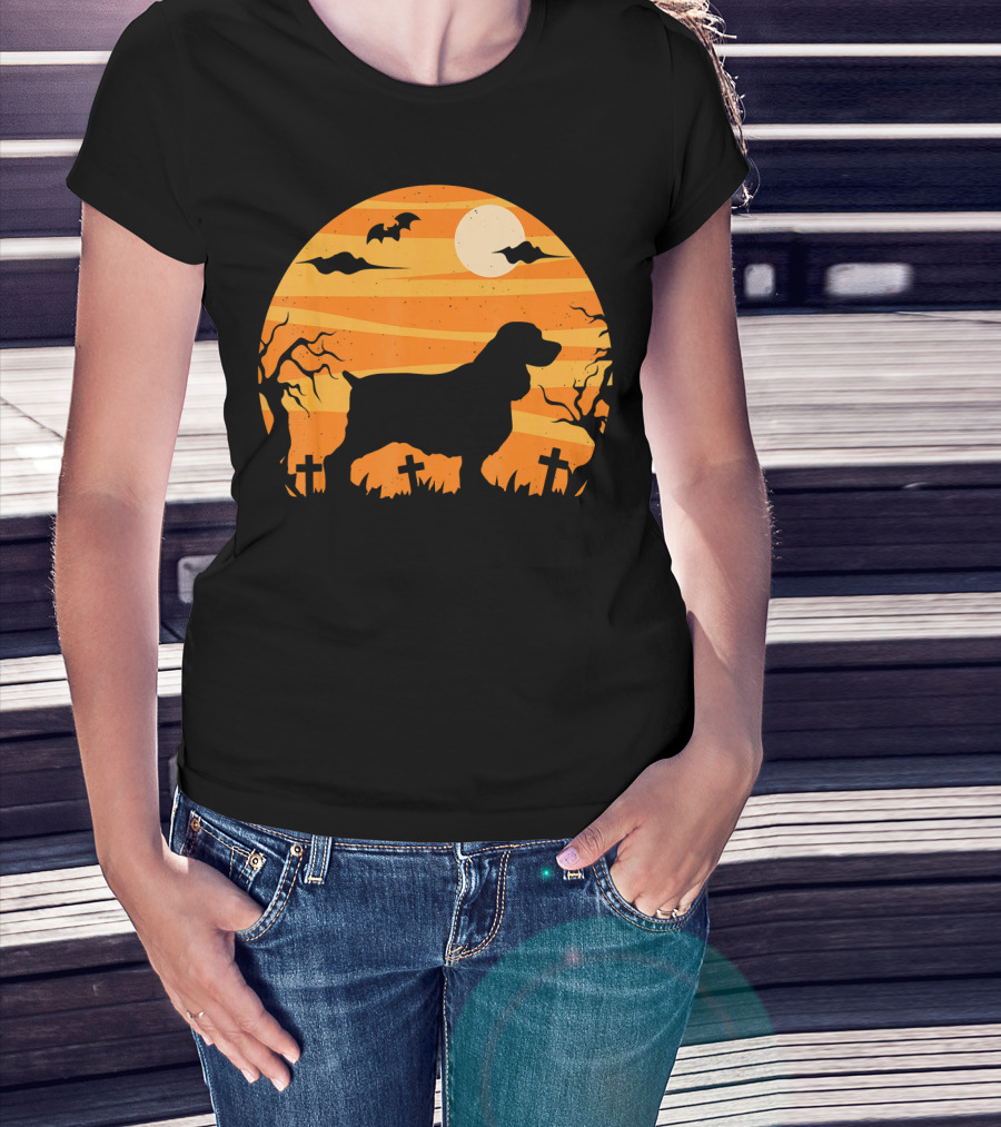 Halloween Night English Springer Spaniel T-Shirt