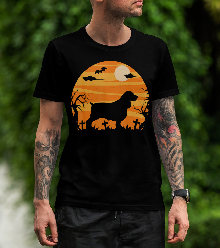 Halloween Night English Springer Spaniel T-Shirt