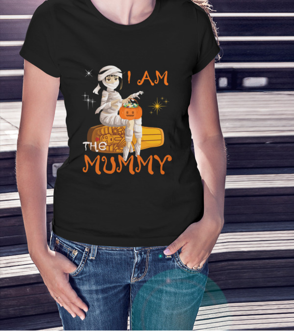 I Am The Mummy Halloween Night Costume Tri T-Shirt