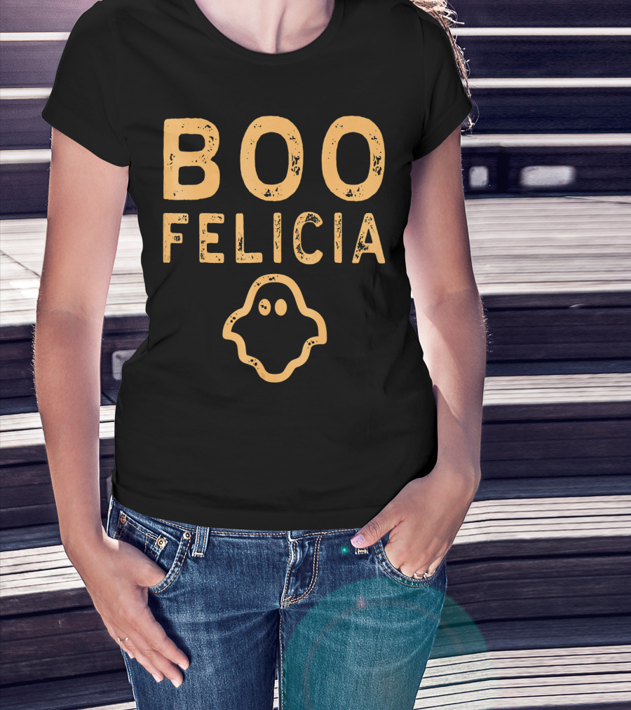 Boo Felicia Halloween Ghost T-Shirt