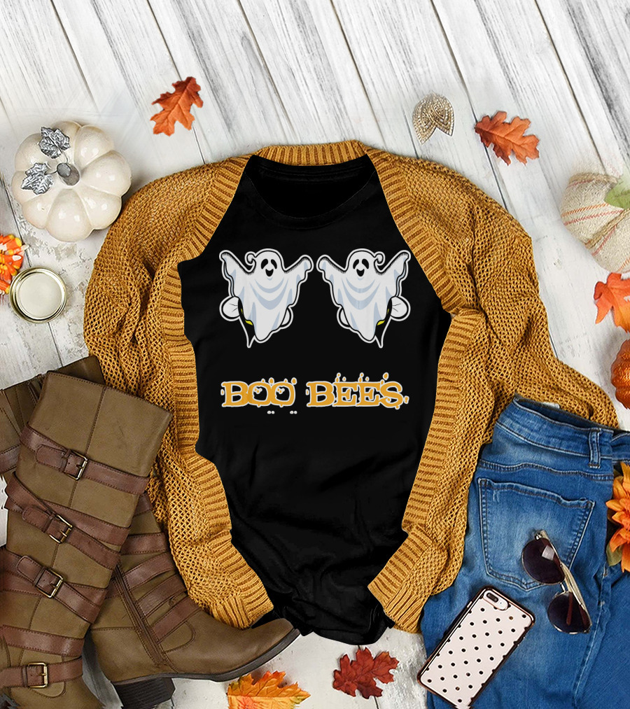 Boo Bees Halloween Ghost Costume Humor T-Shirt