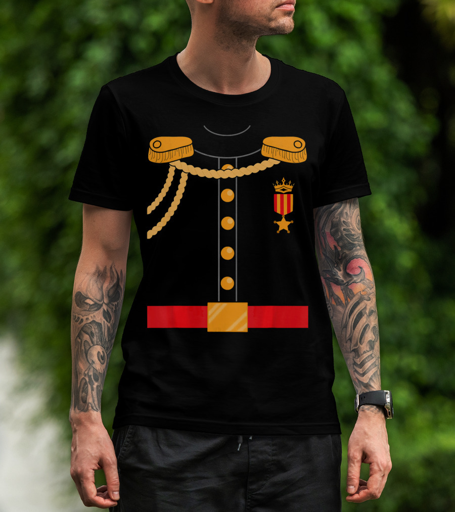 Prince Costume Fairy Tale Royal Prince Regal Jacket Emblem T-Shirt