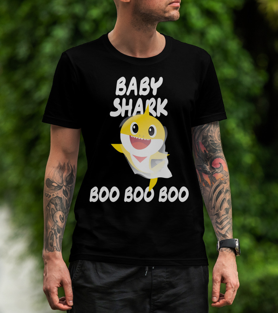 Baby Shark Halloween Boo Boo Boo T-Shirt