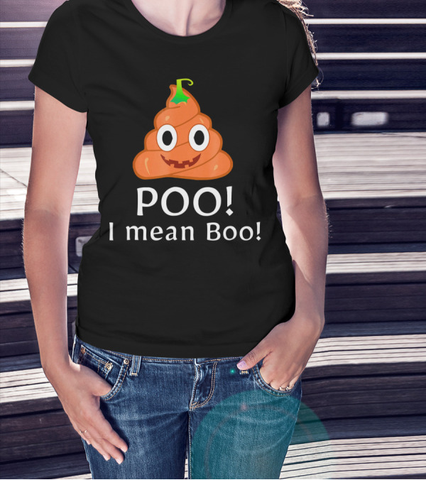 Poo Emoticon I Mean Boo T-Shirt