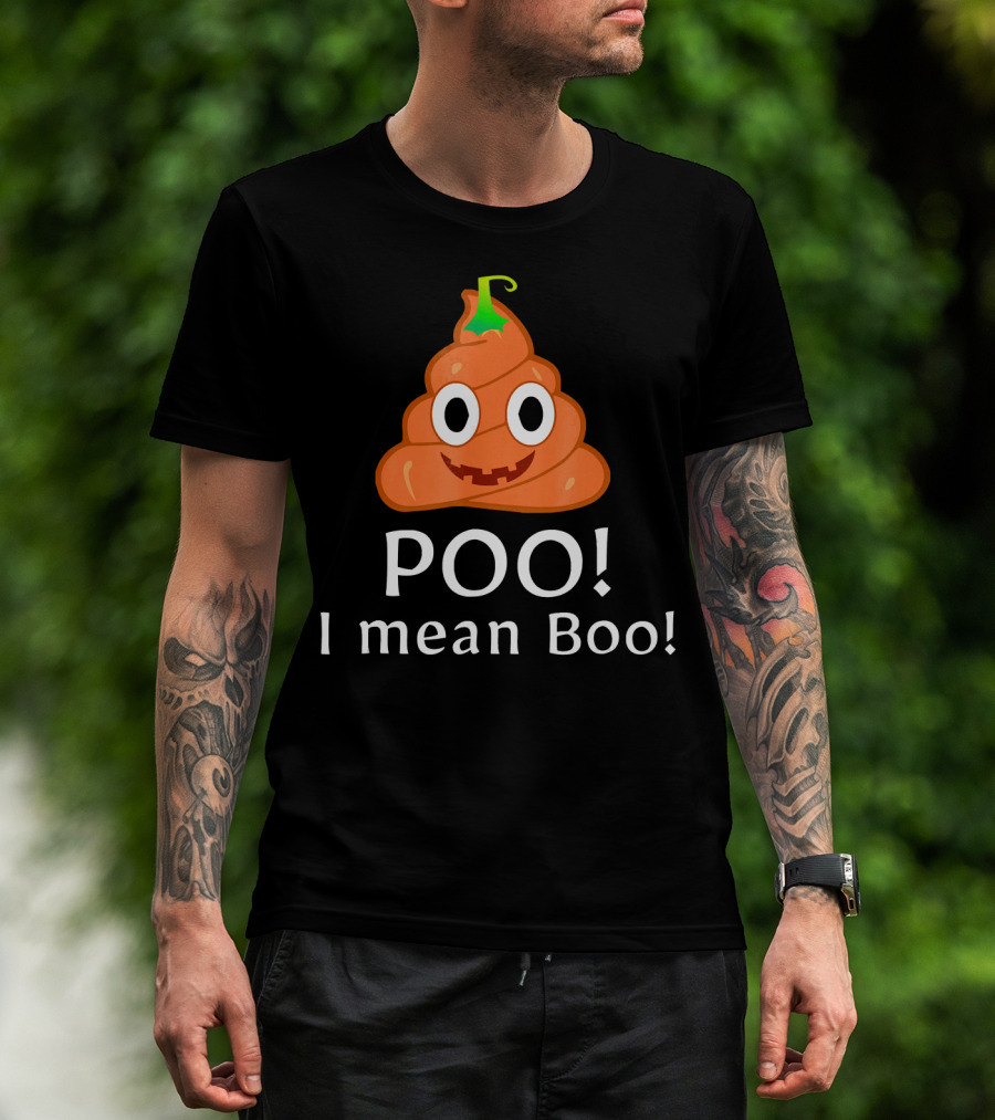 Poo Emoticon I Mean Boo T-Shirt