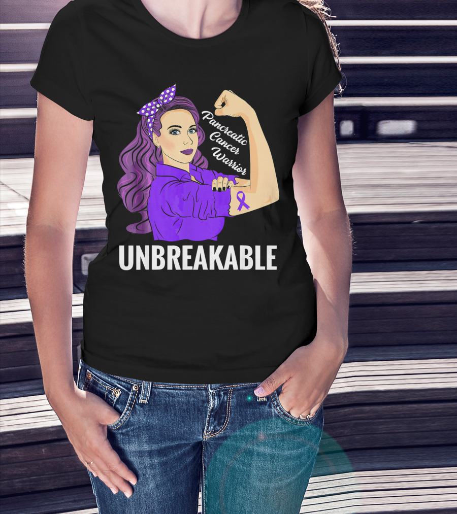 Unbreakable Pancreatic Cancer Warriors T-Shirt